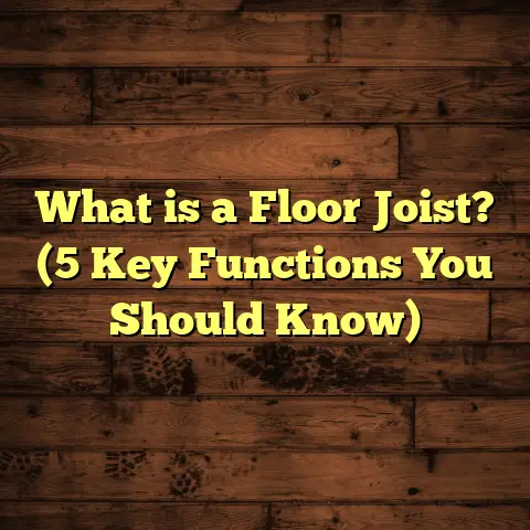 What is a Floor Joist? (5 Key Functions You Should Know)