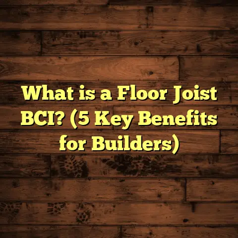 What is a Floor Joist BCI? (5 Key Benefits for Builders)