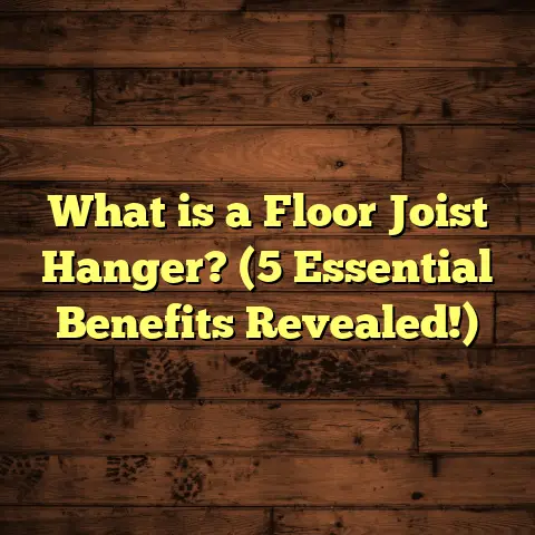 What is a Floor Joist Hanger? (5 Essential Benefits Revealed!)