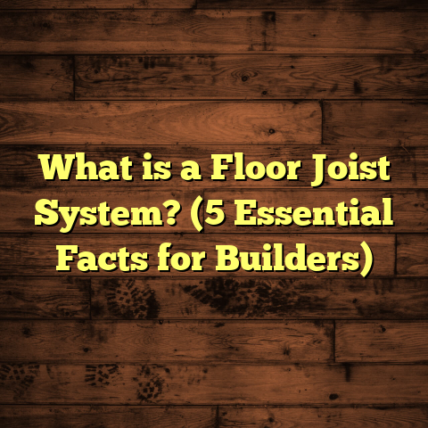 What is a Floor Joist System? (5 Essential Facts for Builders)