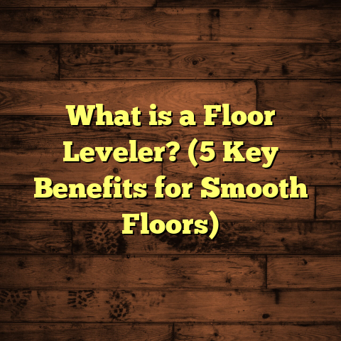 What is a Floor Leveler? (5 Key Benefits for Smooth Floors)