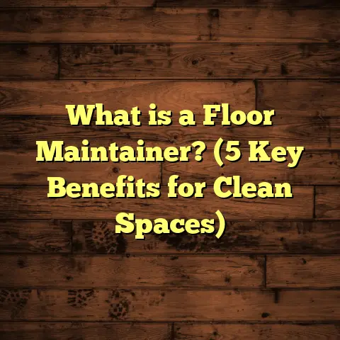 What is a Floor Maintainer? (5 Key Benefits for Clean Spaces)
