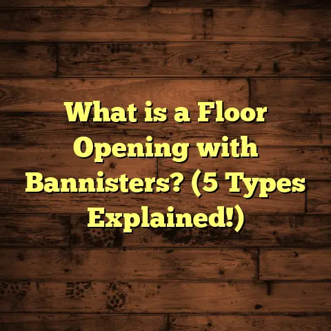 What is a Floor Opening with Bannisters? (5 Types Explained!)
