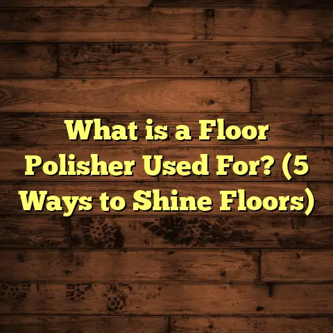 What is a Floor Polisher Used For? (5 Ways to Shine Floors)