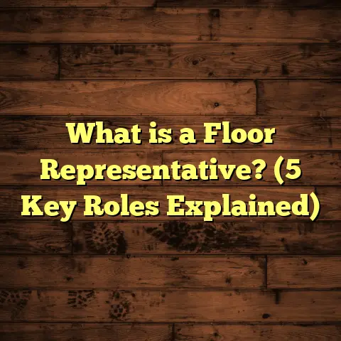 What is a Floor Representative? (5 Key Roles Explained)