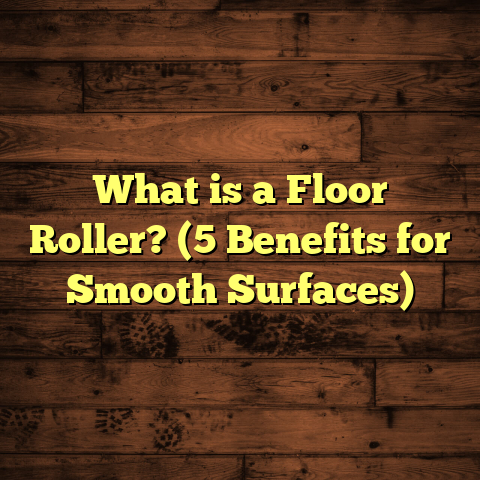 What is a Floor Roller? (5 Benefits for Smooth Surfaces)