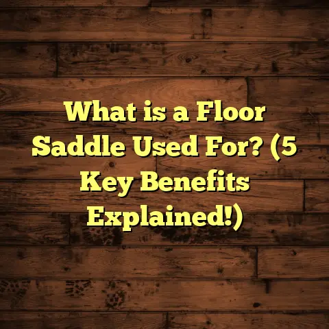 What is a Floor Saddle Used For? (5 Key Benefits Explained!)