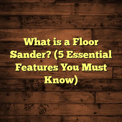 What is a Floor Sander? (5 Essential Features You Must Know)