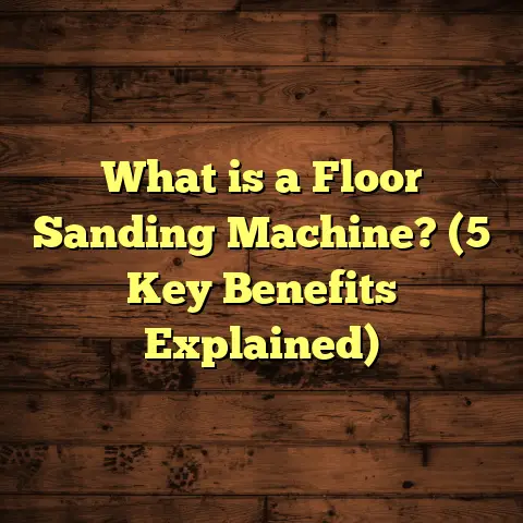 What is a Floor Sanding Machine? (5 Key Benefits Explained)