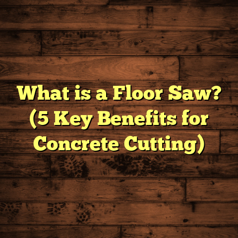 What is a Floor Saw? (5 Key Benefits for Concrete Cutting)
