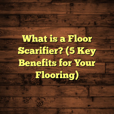 What is a Floor Scarifier? (5 Key Benefits for Your Flooring)