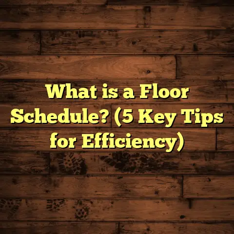 What is a Floor Schedule? (5 Key Tips for Efficiency)