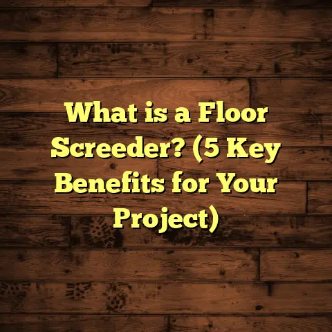What is a Floor Screeder? (5 Key Benefits for Your Project)