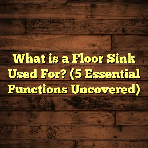 What is a Floor Sink Used For? (5 Essential Functions Uncovered)
