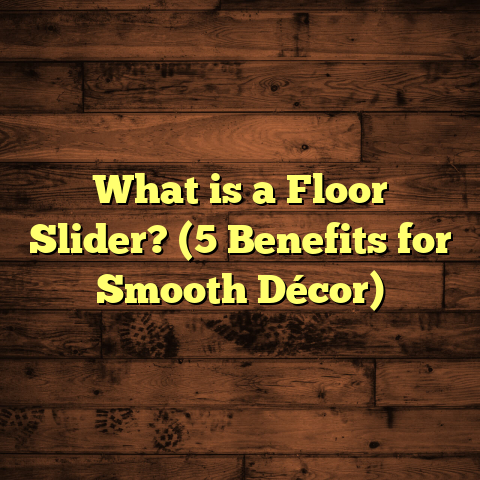 What is a Floor Slider? (5 Benefits for Smooth Décor)