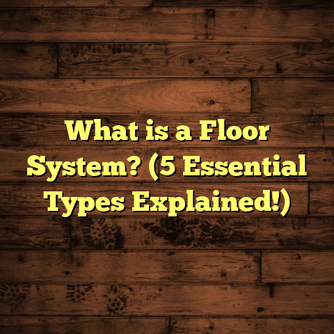 What is a Floor System? (5 Essential Types Explained!)