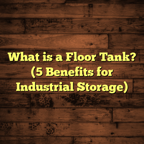 What is a Floor Tank? (5 Benefits for Industrial Storage)