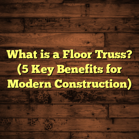 What is a Floor Truss? (5 Key Benefits for Modern Construction)