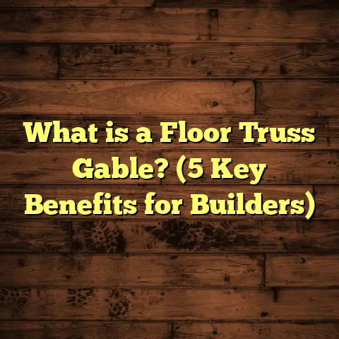 What is a Floor Truss Gable? (5 Key Benefits for Builders)