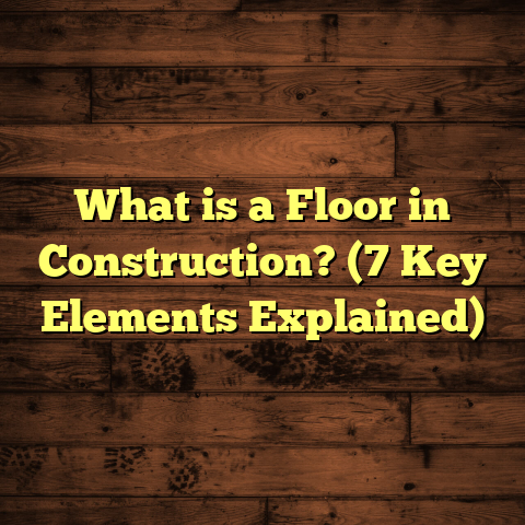 What is a Floor in Construction? (7 Key Elements Explained)
