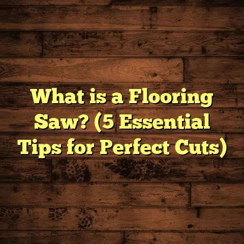 What is a Flooring Saw? (5 Essential Tips for Perfect Cuts)