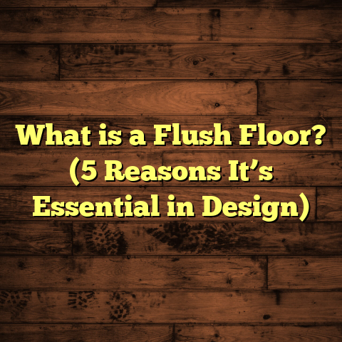 What is a Flush Floor? (5 Reasons It’s Essential in Design)