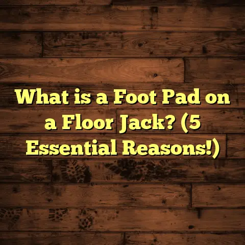 What is a Foot Pad on a Floor Jack? (5 Essential Reasons!)