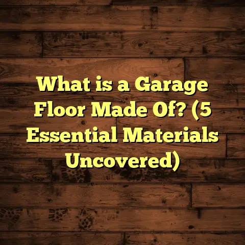 What is a Garage Floor Made Of? (5 Essential Materials Uncovered)