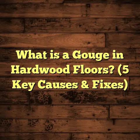 What is a Gouge in Hardwood Floors? (5 Key Causes & Fixes)