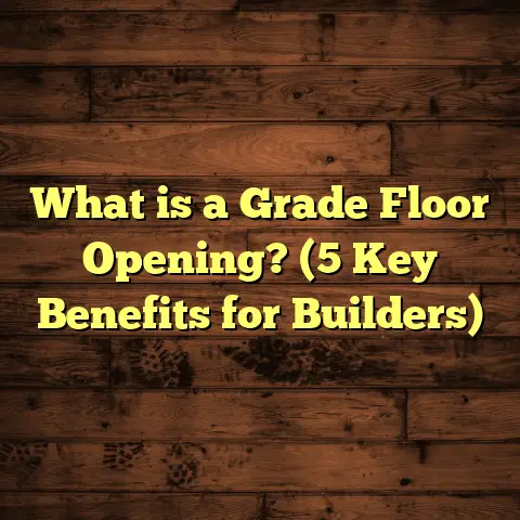 What is a Grade Floor Opening? (5 Key Benefits for Builders)