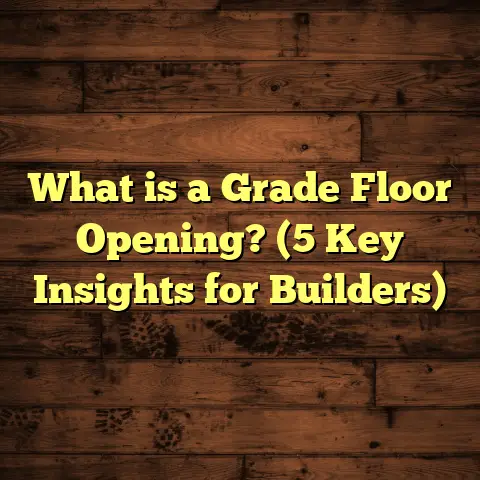 What is a Grade Floor Opening? (5 Key Insights for Builders)