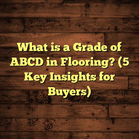 What is a Grade of ABCD in Flooring? (5 Key Insights for Buyers)