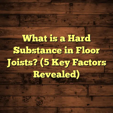What is a Hard Substance in Floor Joists? (5 Key Factors Revealed)