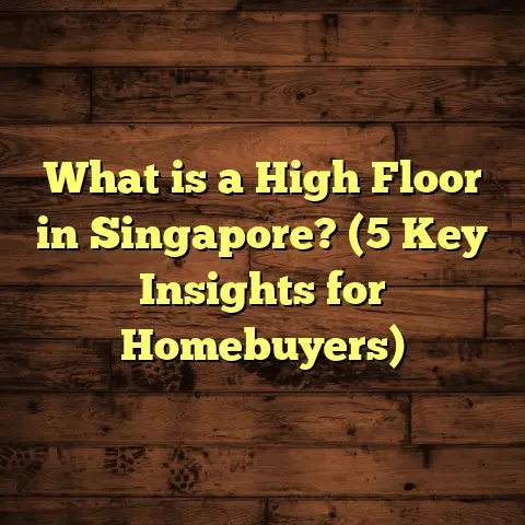 What is a High Floor in Singapore? (5 Key Insights for Homebuyers)