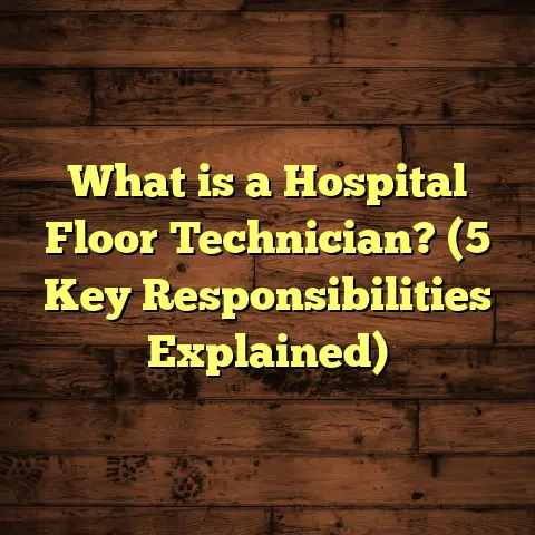 What is a Hospital Floor Technician? (5 Key Responsibilities Explained)