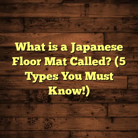 What is a Japanese Floor Mat Called? (5 Types You Must Know!)