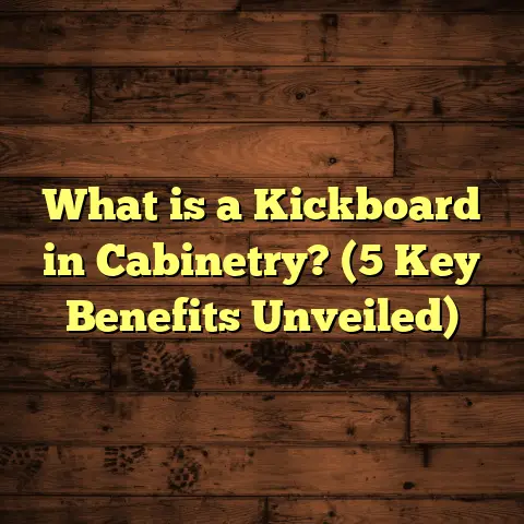 What is a Kickboard in Cabinetry? (5 Key Benefits Unveiled)