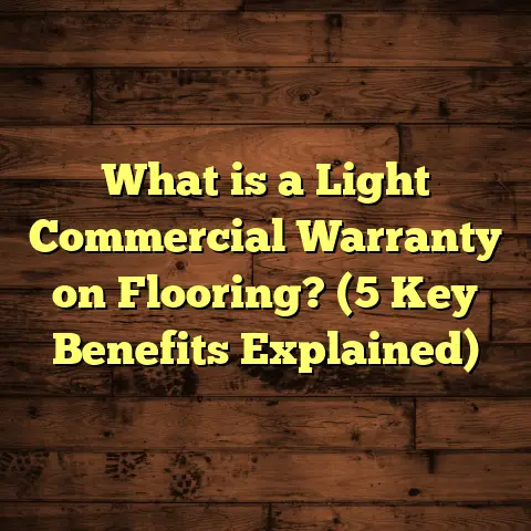 What is a Light Commercial Warranty on Flooring? (5 Key Benefits Explained)