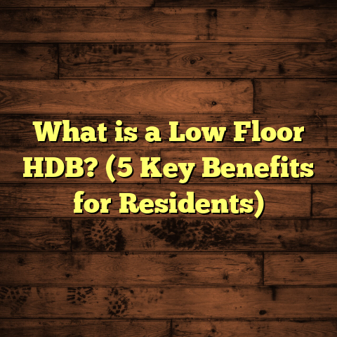 What is a Low Floor HDB? (5 Key Benefits for Residents)