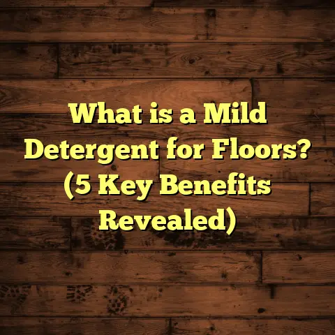 What is a Mild Detergent for Floors? (5 Key Benefits Revealed)