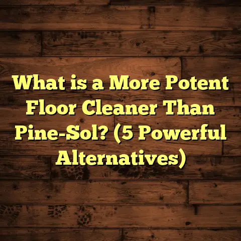 What is a More Potent Floor Cleaner Than Pine-Sol? (5 Powerful Alternatives)