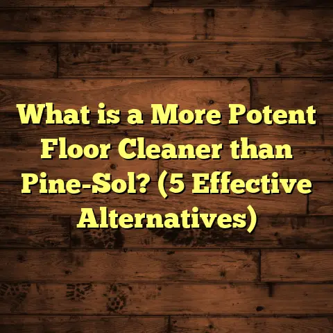 What is a More Potent Floor Cleaner than Pine-Sol? (5 Effective Alternatives)