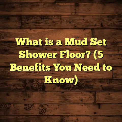 What is a Mud Set Shower Floor? (5 Benefits You Need to Know)