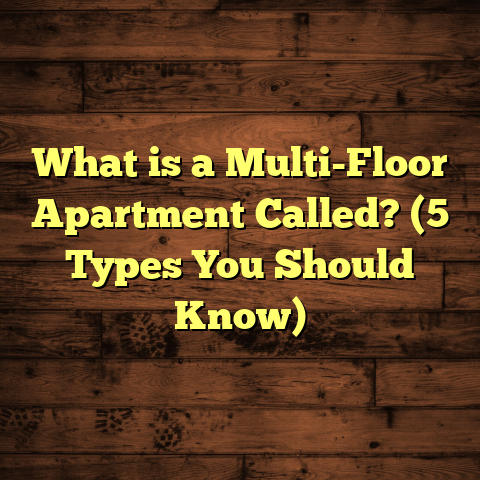 What is a Multi-Floor Apartment Called? (5 Types You Should Know)