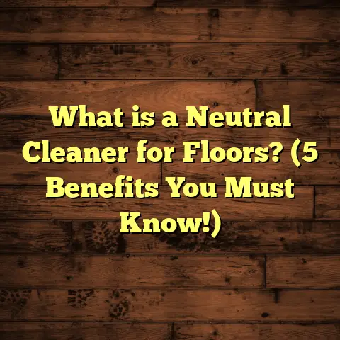 What is a Neutral Cleaner for Floors? (5 Benefits You Must Know!)