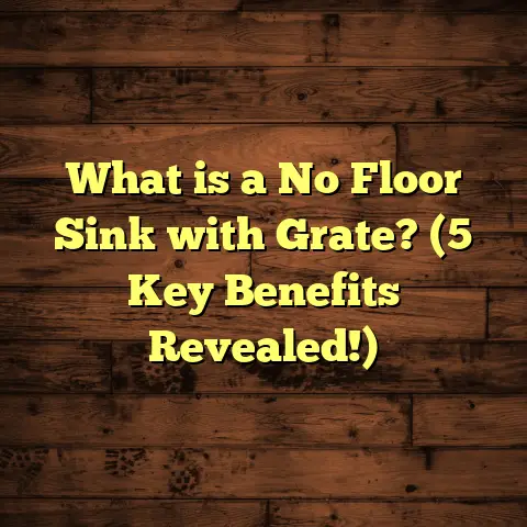 What is a No Floor Sink with Grate? (5 Key Benefits Revealed!)