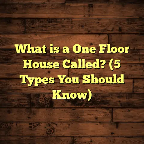 What is a One Floor House Called? (5 Types You Should Know)