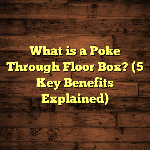 What is a Poke Through Floor Box? (5 Key Benefits Explained)