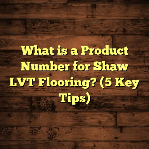 What is a Product Number for Shaw LVT Flooring? (5 Key Tips)