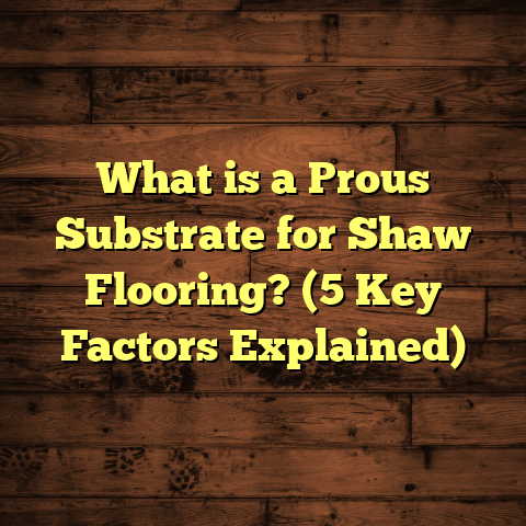 What is a Prous Substrate for Shaw Flooring? (5 Key Factors Explained)